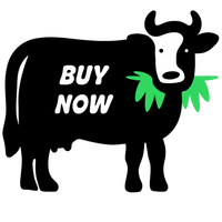 Cow button with text repositioned